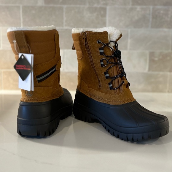 Lands End NWT big girls size 4 Sherpa fleece lined boots - Picture 12 of 14